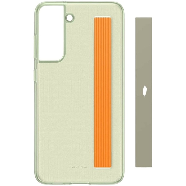 Samsung Slim Strap Hoesje - Samsung Galaxy S21 FE - Olijfgroen